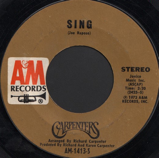 Carpenters – Sing (1973, Pitman Pressing, Vinyl)