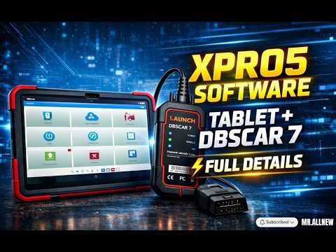 XPRO5 Software Tablet + DBSCAR 7 Hardware Full Details | Best Car Diagnostic Tool?#xpro5#autodiagnos