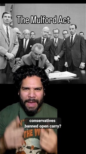 Heres some California History: The Mulford Act #latino #black #history #education #california | Thestorytimeguy