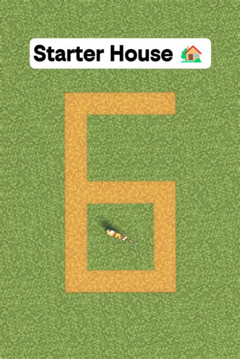 Minecraft Easy Starter House | Tutorial 🏡 64 #minecraft #minecraftbuilds #minecraftbuilding #minecrafttutorial