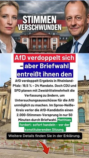53% Vorsprung – in 50 Minuten alles verloren. Wie? #deutschland #politik #eilmeldung #breaking