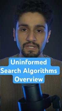 Uninformed Search Algorithms Explained in 2 Minutes!