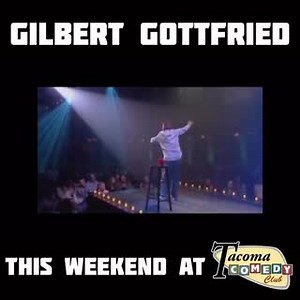 Comedy legend, GILBERT GOTTFRIED, performs LIVE this weekend! 朗LINK BELOW FOR TICKETS朗 https://www.tacomacomedyclub.com/events/33555 | Tacoma Comedy Club | Facebook