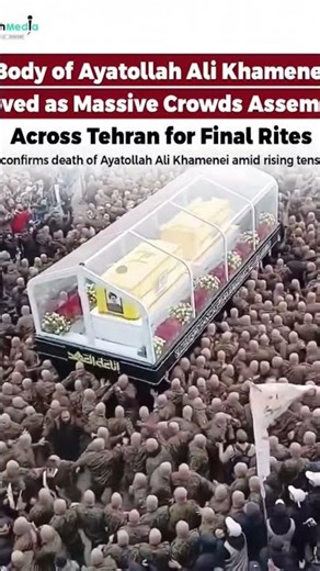 Iran Supreme Leader Ka Janaza Ayatollah Ali Khamenei Funeral Video | Duniya Bhar Mein Gham Ka Mahaul