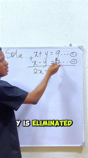 Simultaneous equations #maths #mathproblems | Maths with Esomnofu.