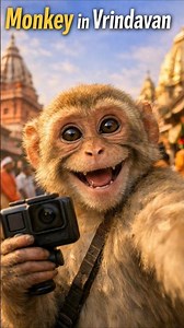 "Monkey Blogger Reaches Vrindavan 😍🐒 | Emotional Vlog"