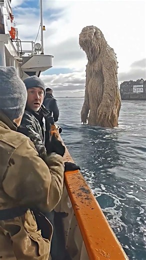 A strange creature has been spotted near ships in the English Channel.