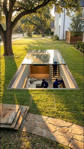 We Built a Hidden Luxury Bunker Beneath This Backyard