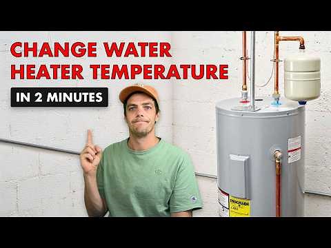 How to Adjust Temperature on Water Heater (Step-by-Step)