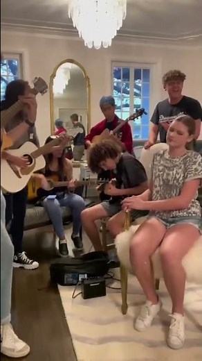 Wait for the insane high note and reaction 😱 #shorts | The most talented young cast 🤩
