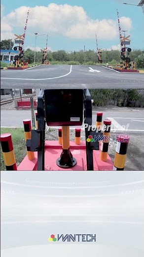 What is the function of a railroad crossing barrier? #shorts