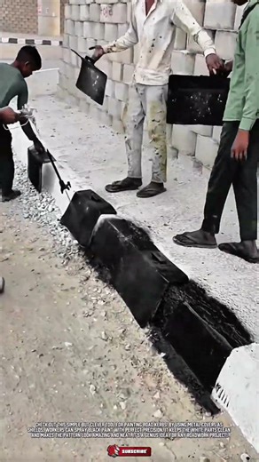 Simple Tool for Perfect Road Kerb Painting