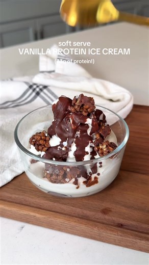 Delicious Vanilla Soft Serve Protein Ice Cream Recipe
