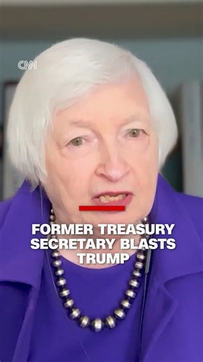 419K views · 11K reactions | Former US Treasury Secretary Janet Yellen raises concerns about President Donald Trump's economic policies in her first TV interview since he took office. | CNN | Facebook