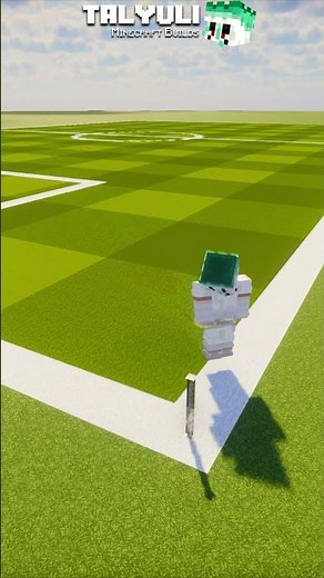 Minecraft | How to Build a Soccer Field ⚽🏟️ #minecraft #minecraftshorts