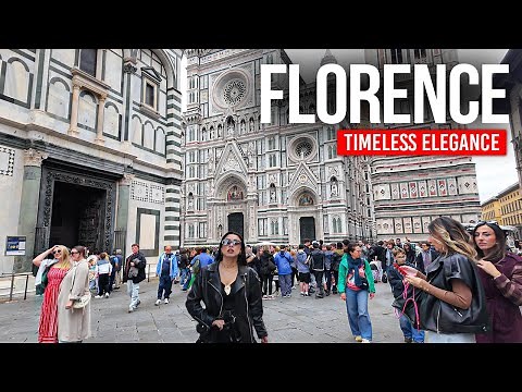 FLORENCE, Italy 🇮🇹 The Most Beautiful City in Italy? 4K Walking Tour