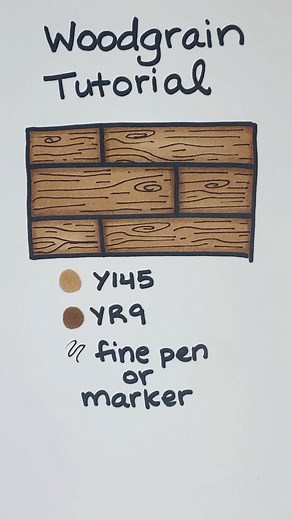 Wood Grain Coloring & Drawing Tutorial