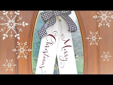 Wooden Christmas Door Tags / DIY Tutorial / 12 Days of Christmas Project 2
