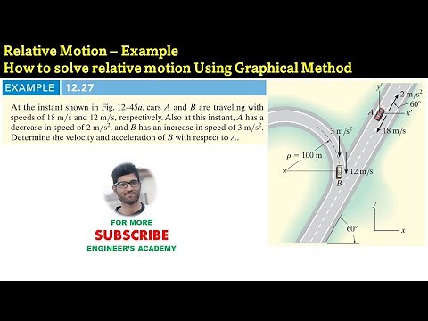 Relative Motion of Two Particles | Dynamics Hibbeler 14th edition | Engineers Academy