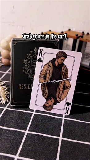 Some collectibles stay on the shelf. This one belongs in your hands. #playingcards #residentevil #re4 #leonskennedy #capcom