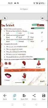 class 2nd EVs chapter 1 our body