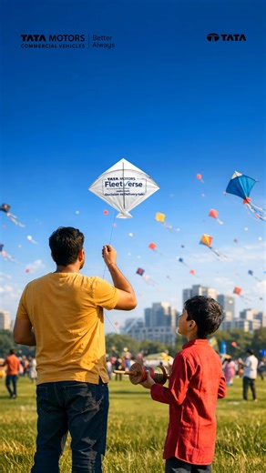 Is Makar Sankranti, manual comparison ka jhanjhat hataayein. Fleet Verse par paperwork aur delay, dono hawa ho jaayein. Aaj hi TATA Motors Fleet Verse download karein aur apne pasandida commercial vehicle ko karein choose, configure, finance aur paayein easy delivery. [TATA, TATA Motors, TATA Motors Fleet Verse, Commercial Vehicles, E-Commerce, Makar Sankranti, Kites] | TATA Motors Fleet Verse
