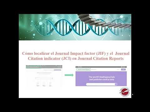 Cómo localizar el Journal impact Factor y el Journal Citation Indicator en Journal Citation Reports
