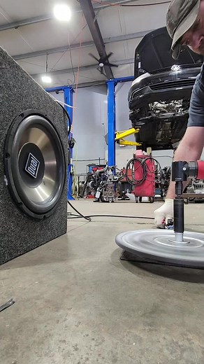 Driving Subwoofer with Hall Effect Sensor and Flexplate