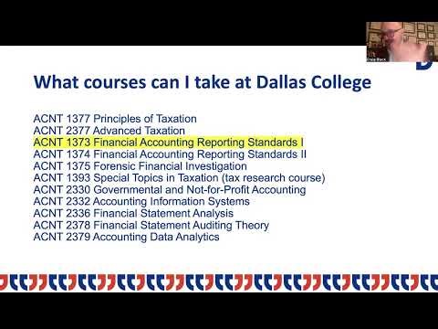 Dallas College CPA Program - choosing courses if you have a business (not accounting) degree