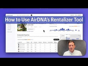 How to Use AirDNA's Rentalizer Tool | Full Tutorial