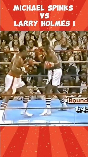 Larry Holmes Vs Michael Spinks I - 1985 #boxing #heavyweightboxer