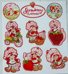 Strawberry Shortcake Sticker Sheet - Etsy Australia