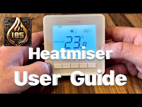 Heatmiser Thermostat USER GUIDE #heatmiser #userguide #howtouse #thermostat