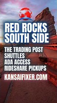 Red Rocks South Side Guide: The Trading Post, Shuttles, ADA Access & Rideshare Pickup