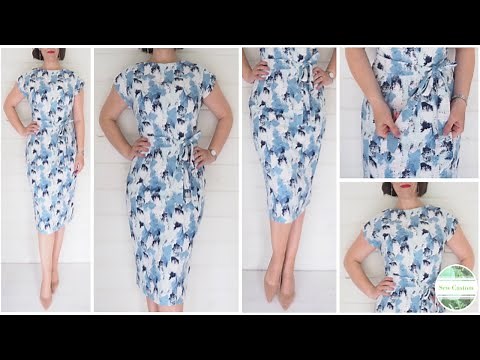 How I Sewed my Underlined Linen Shift Dress