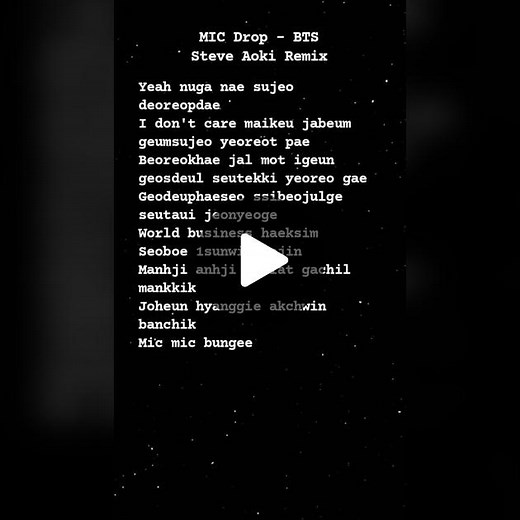 MIC Drop Lyrics BTS: La Mic Drop, BTS Mic Drop Letra Completa