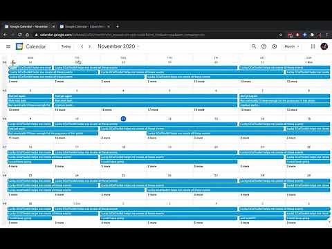 How to undo an import to Google Calendar