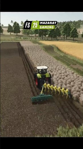 Powerful CLAAS Tractor Deep Field Plowing! 🚜🔥 | Farming Simulator 25