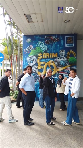 Watch our wall transforms into a symbol of SIRIM’s spirit and vision. SIRIM has been at the heart of Malaysia’s industrial growth setting standards, driving innovation, and empowering progress across every sector. This 50-year journey is more than a celebration of achievements, it’s a tribute to the people, partners, and vision that continue to move us forward. Together, we’re building a smarter, more sustainable Malaysia for generations to come. #SIRIM #SIRIM50Years #RedefiningTheFuture #50Year