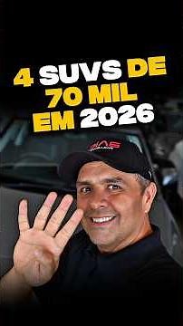 Check out four great SUVs under R$70,000 on the 2026 automotive market #cars #shorts