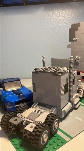 Lego car crash motion test