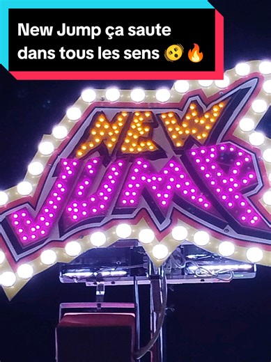 Il est incroyable !🤩 Avec qui tu essaie le New Jump ?! 🫨 Luna Park de Marseillan plage📍 #attractions #fyp #fêteforaine #manege #rides