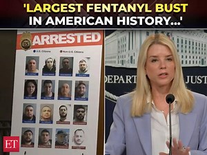 ‘11.5 kgs of fentanyl seized’: AG Pam Bondi announces largest fentanyl bust in US history