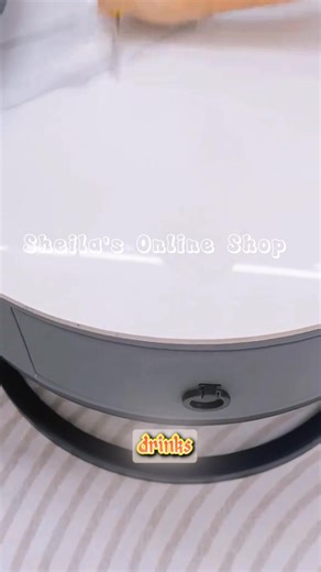 ✨ Modern Round Marble-Style Coffee Table Set #HomeDecor #CoffeeTable #LivingRoomStyle #ModernDesign #FurnitureFinds #ElegantHome | Sheila's online shop