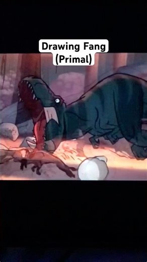 Drawing Fang (Genndy Tartakovsky’s Primal)