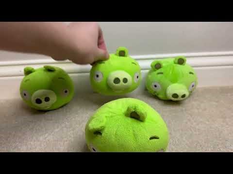 Angry birds 1st gen minion pig plush unboxing