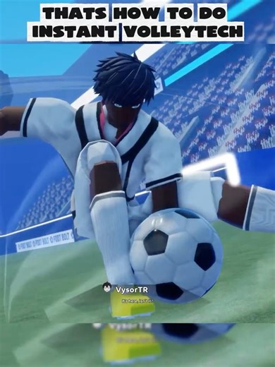 FOOTBOLT : INSTANT VOLLEY TECH #roblox #bluelock #anime #football #gaming #gameplay