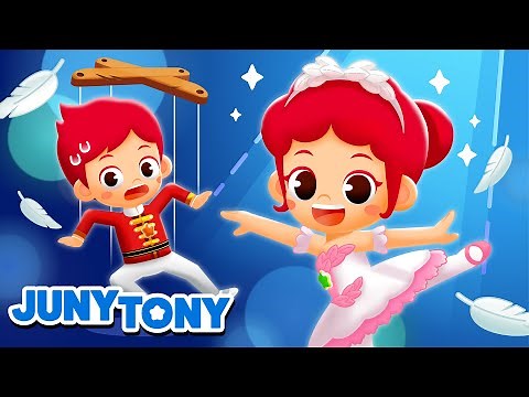 Ballerina, Ballerino 🩰💖 | Ballet Dancers | Kids Ballet Song | Job & Occupation Songs | JunyTony