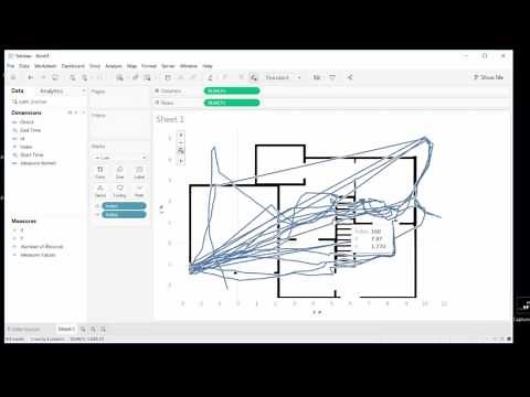 Tableau : Path tracker Visualization