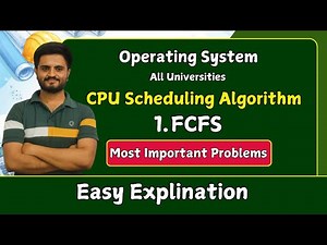 FCFS - first come first serve , part 1 |CPU Scheduling Technique series | OS